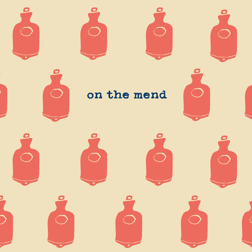 'On The Mend Bottles' Greetings Card