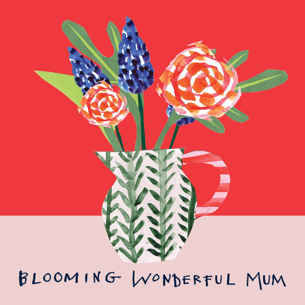 'Blooming Wonderful Mum' Greetings Card – Poet & Painter