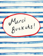 ' Merci Buckets ' Mini Greetings Card
