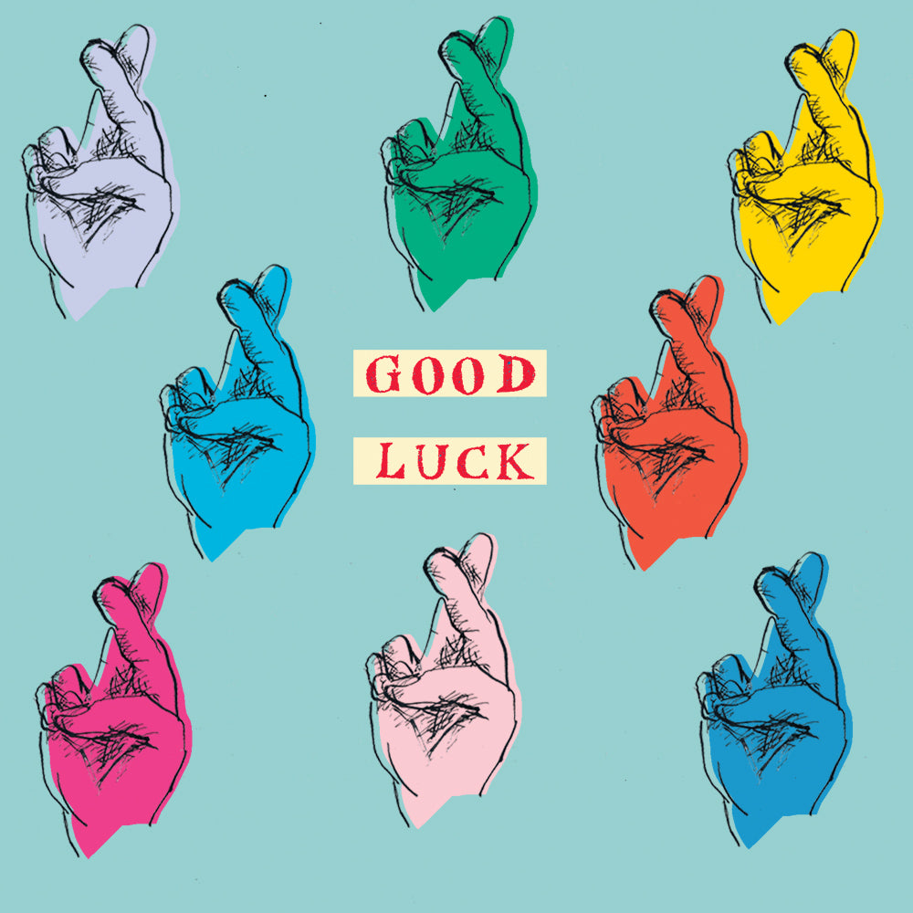 Poet & Painter Cards, Good Luck We're Right Behind You Card