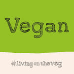 'Vegan' Greetings Card, Hashtag