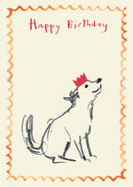 'Man's Best Friend' Greetings Card by Esther Kent, for  Poet and Painter.