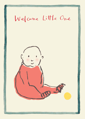 'Little One' Greetings Card by Esther Kent, for  Poet and Painter.