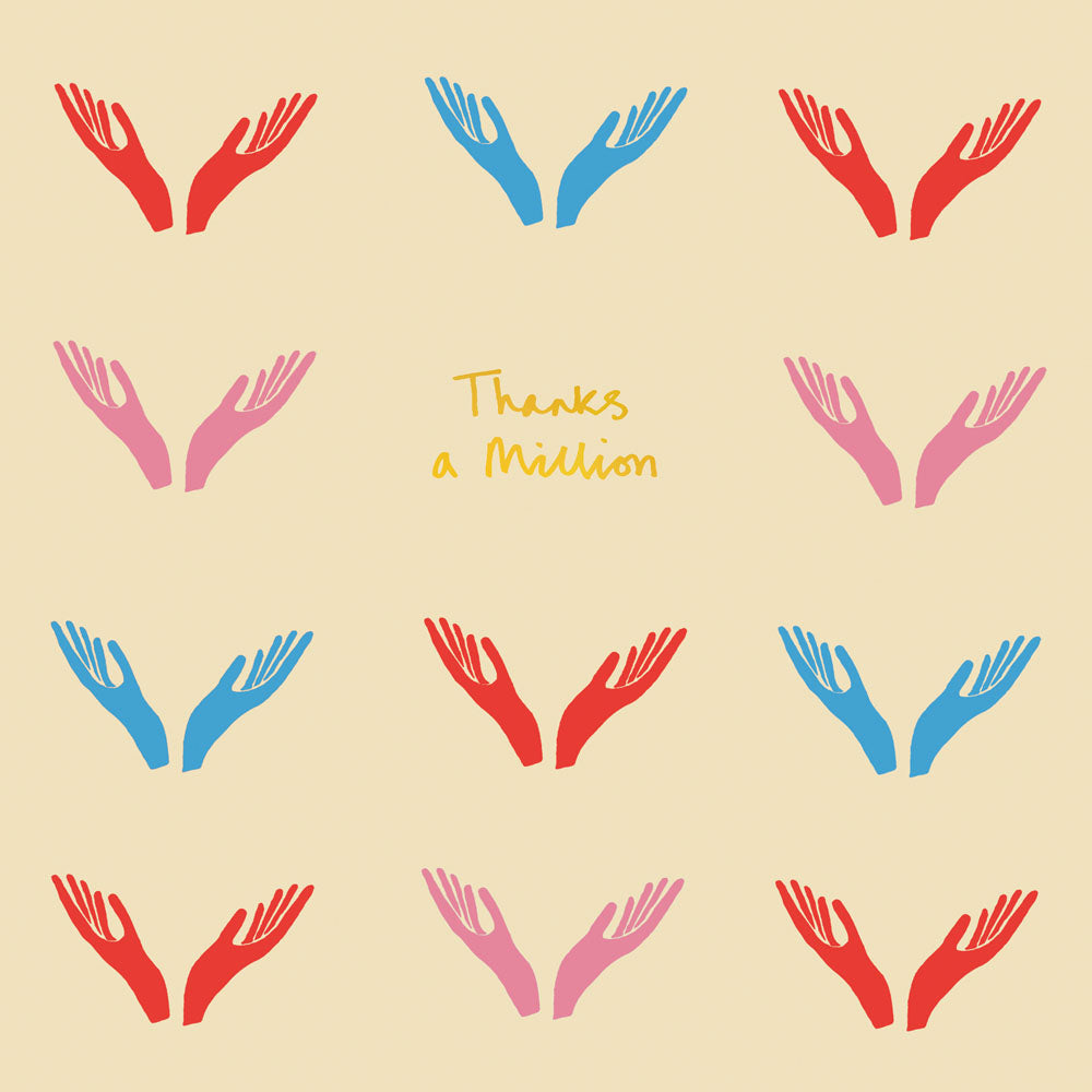 'Thanks a Million' Greetings Card