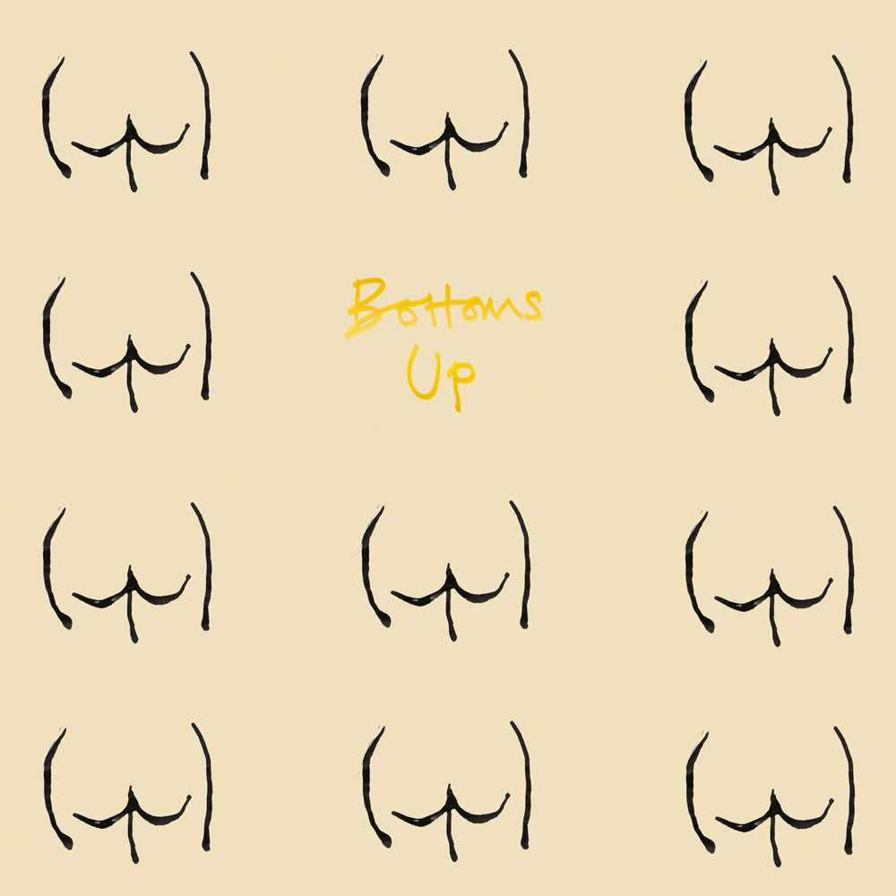'Bottoms Up' Greetings Card