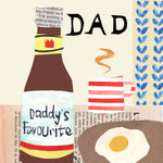 'Daddy's Favourite' Greetings Card