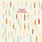 'Happy Birthday Candles ' Greetings Card