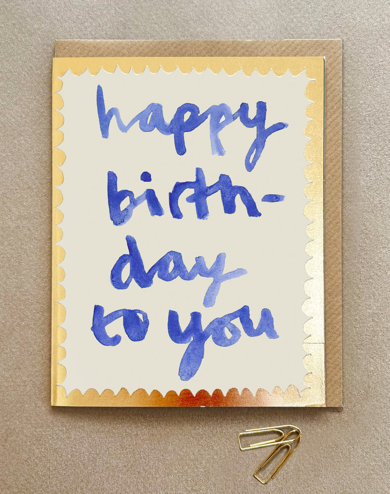 'Happy Birthday to You' Greetings Card