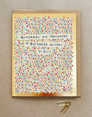 'Hundreds and Thousands' Greetings Card