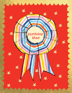 'Birthday Star' Greetings Card