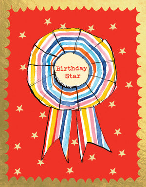 'Birthday Star' Greetings Card