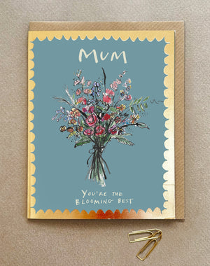 'The Blooming Best Mum' Greetings Card