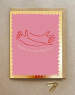 'Big Christmassy Hug' Greetings Card