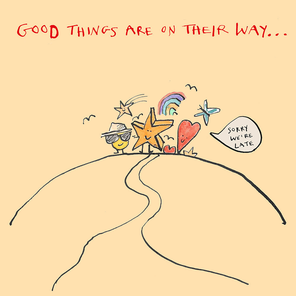 'Good Things' Greetings Card