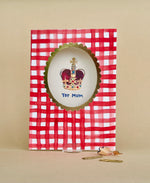 'Top Mum' Greetings Card