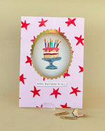 'Happy Birthday Cake' Greetings Card (Copy)