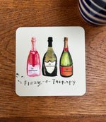 'Fizzy-O-Therapy' Square Coaster