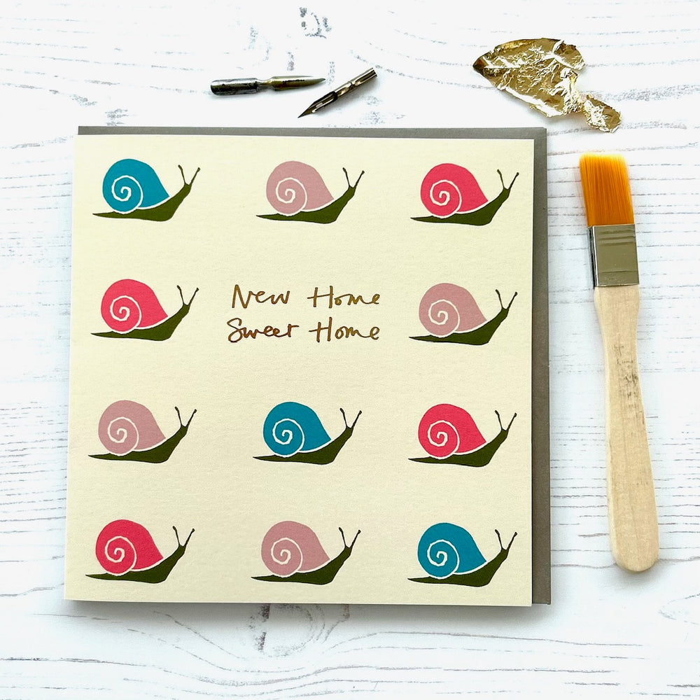 'New Home Sweet Home' Greetings Card
