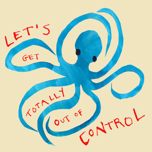 ' Out of Control ' Greetings Card