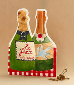 'Le Fizz' Cut it Out Greetings Card