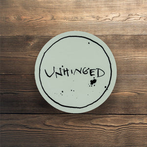 'Unhinged' Circle Coaster