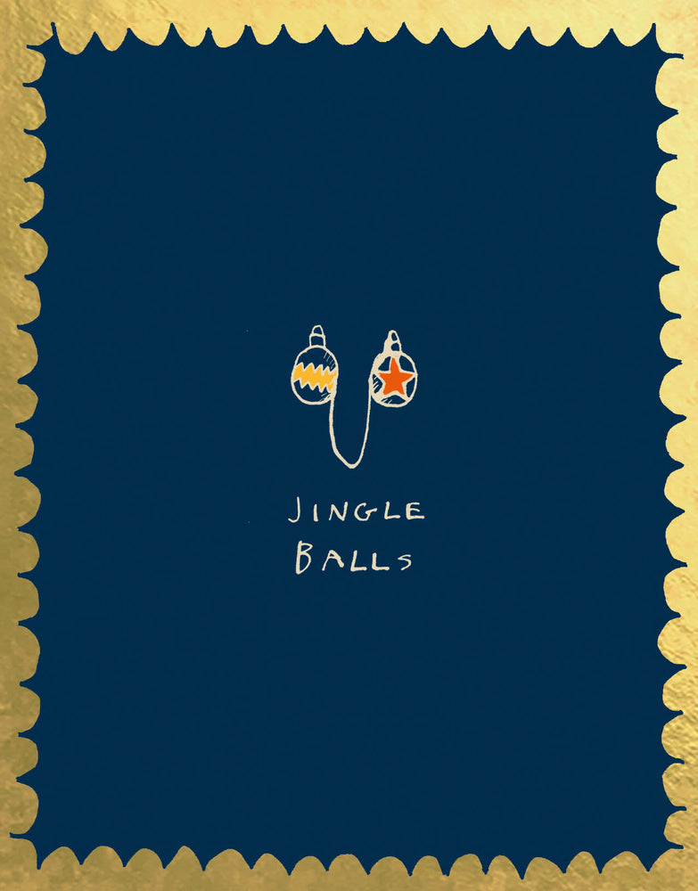 'Jingle Balls' Greetings Card