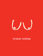 ' Breast Wishes ' Mini Greetings Card