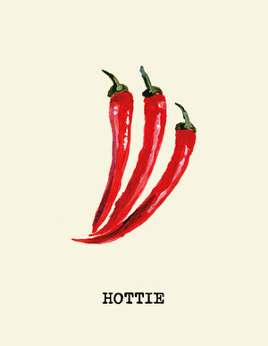 
                
                    Load image into Gallery viewer, &amp;#39; Hottie &amp;#39; Mini Greetings Card
                
            