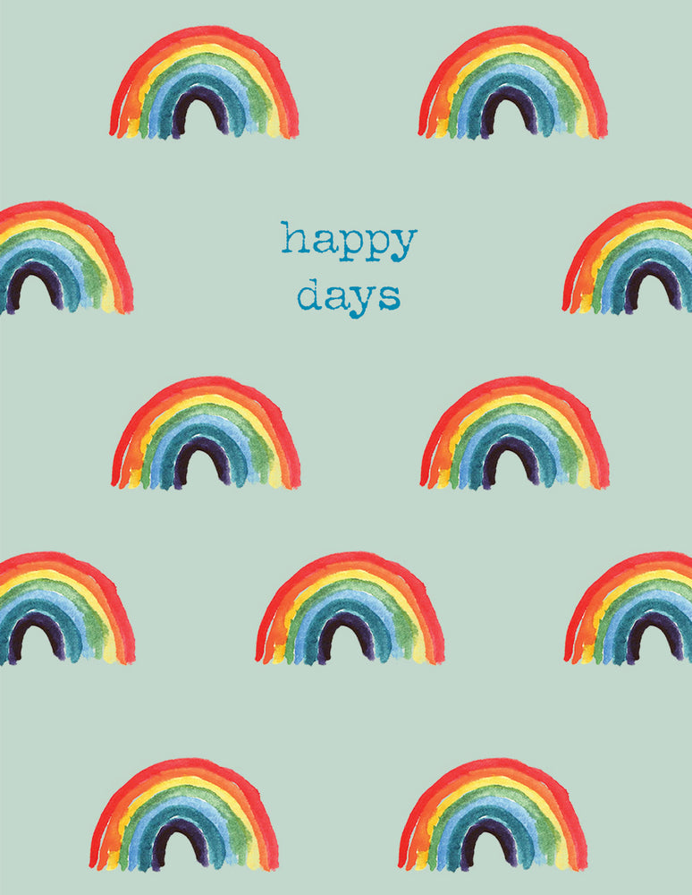 ' Happy Days ' Mini Greetings Card