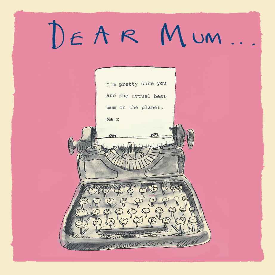 'Dear Mum' Greetings Card