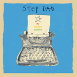 'Step Dad Typewriter' Greetings Card