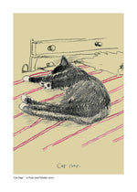 'Cat Nap' Original Art Print
