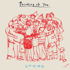 'Thinking of You, Group Hug' Greetings card