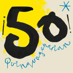 50 - Quinquagenarian - Birthday Card FP173Poet &amp; PainterCards
