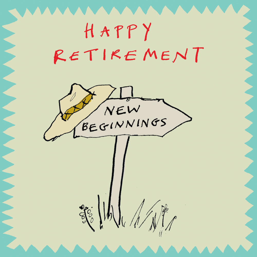 'Retirement New Beginnings' Greetings Card