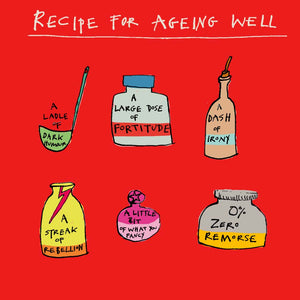 'Recipe for Ageing Well' Greetings Card