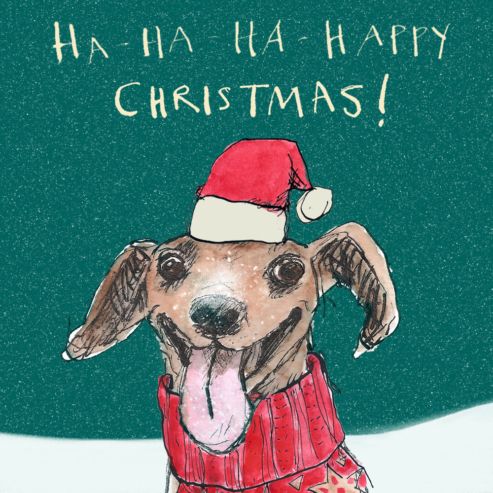 'Ha Ha Happy Christmas 2022' Christmas Card