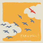 'Farewell Birds' Greetings Card