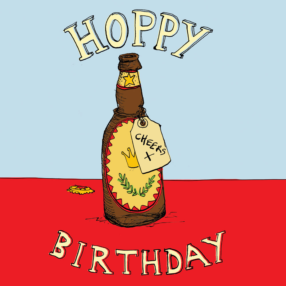 
                
                    Load image into Gallery viewer, &amp;#39;Hoppy Birthday&amp;#39; &amp;#39; Greetings Card
                
            