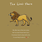 'Lions Share 22' Greetings Card