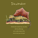 'Dimetrodon 22' Greetings Card