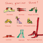 'Glorious Shoes 22' Greetings Card