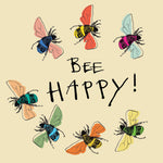 'Bee Happy!' Greetings Card