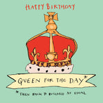 'Birthday Queen' Greetings Card
