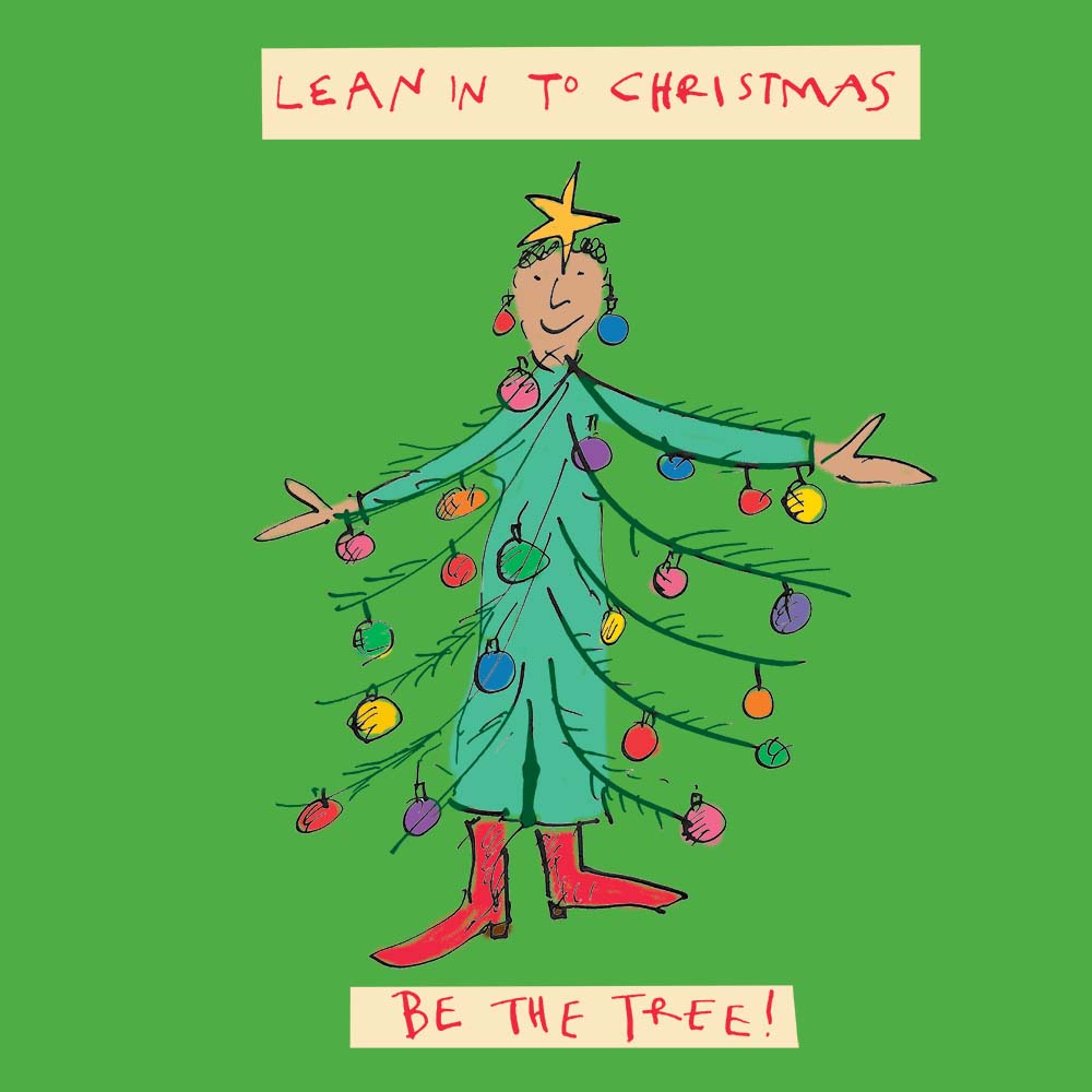 'Be the Tree' Greetings Card