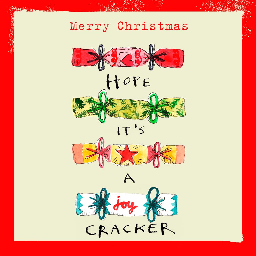 'Hope it's a Cracker' Greetings Card