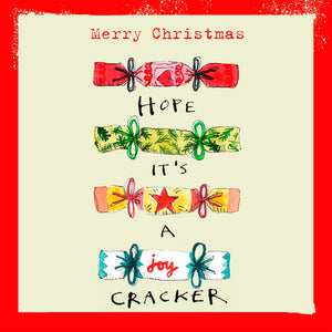 'Hope it's a Cracker' Greetings Card