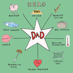 Hero Dad, FP456Poet &amp; PainterCards
