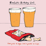 'Realistic Birthday Goal' Birthday Card