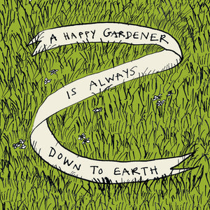 'Happy Gardener', FP663Poet &amp; PainterCards